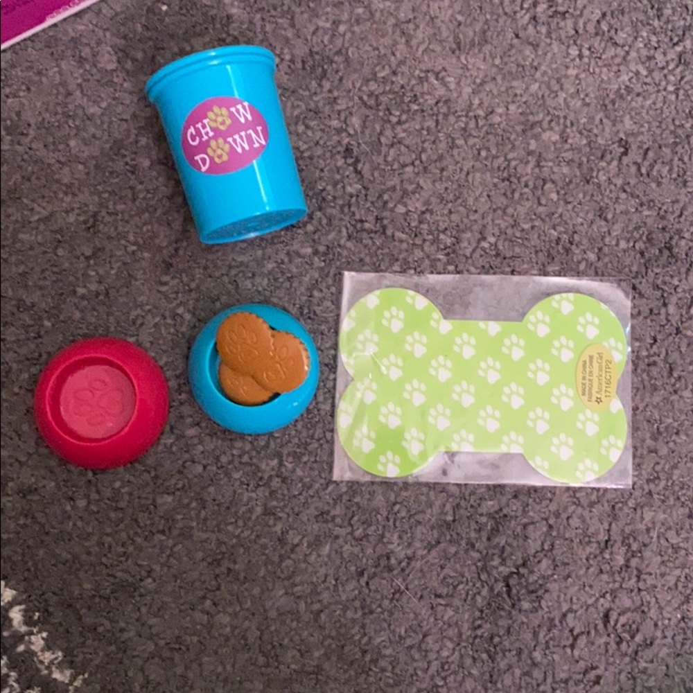 American girl doll Treats and eats pet set